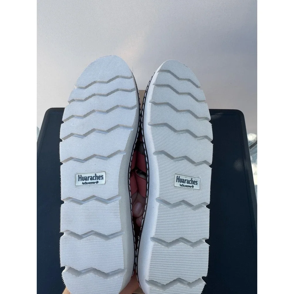 Bearpaw Huaraches Vanessa Coral 252 Women's Woven Sandals Slides Size 6 NEW - Picture 5 of 6